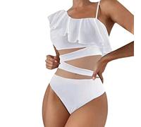 Women's Swimsuit, Black, Summer Large Size Swimsuit, Push Up Swimwear, Women's appearance Swimsuits, Comfortable Surf Suit, Padded, Tummy Control for Women, Summer, Beach, Holiday
