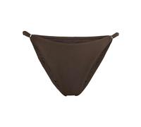 adidas Women's ICONISEA Ribbed Bikini Bottom, Aurora Coffee, 34
