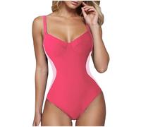 Womens Swimsuit Clearance One Piece Swimsuits Ladies Tummy Control Conservative Boyleg Swimming Costume Camisole Backless Slim Wrapped Bathing Suit Summer Modest Monokinis Beach Sport Swimwear XS-3XL