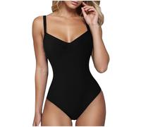 Womens Swimsuit Clearance One Piece Swimsuits Ladies Tummy Control Conservative Boyleg Swimming Costume Camisole Backless Slim Wrapped Bathing Suit Summer Modest Monokinis Beach Sport Swimwear XS-3XL