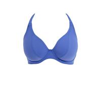 Freya Womens Jewel Cove Banded Underwire Halter Bikini Top, Plain Azure, 3 0FF US
