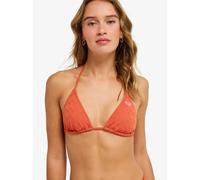 Roxy Current Coolness Tiki Triangle Bikini Top Orange XS Woman