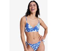 Roxy Essentials Pt Wrap Bralette Bikini Top Blue XS Woman