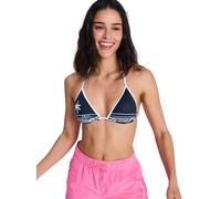 Roxy The Retro Essentials Tiki Triangle Bikini Top Blue M Woman