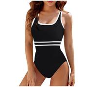 Womens Swimsuits One Piece,Sleek Solids Women's MonoChrome Triangle Bikini Swimsuit For Beach & Pool