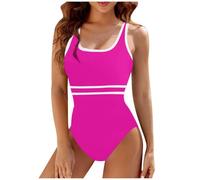 Womens Swimsuits One Piece,Sleek Solids Women's MonoChrome Triangle Bikini Swimsuit For Beach & Pool