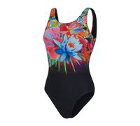 Women's Swimwear Speedo Digital U-Back 1 Piece Swimsuit in Multicolour