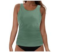 Women's Swimwear Tankini Swimsuit Set for Bikini Top and Shorts Beach and Pool Outfit