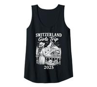 Womens Switzerland Girls Trip 2025 Alpine Adventure Tank Top