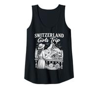 Womens Switzerland Girls Trip Alpine Adventure Tank Top