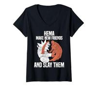 Women's Sword Art of the Past: Hema Fighting Techniques Hema V-Neck T-Shirt