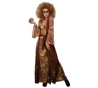 Womens Sybill Trelawney Style Divination Teacher Costume with Wig (XL (UK 20-22))