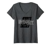 Womens Sydney Australia/Sydney New South Wales Performance V-Neck T-Shirt