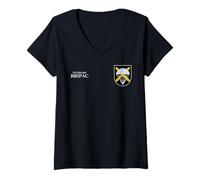 Womens Symbol BRIPAC Veteran Spanish Army Paraca V-Neck T-Shirt