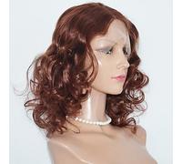 Women's Synthetic Lace Front Wig Body Wave Strawberry Blonde Medium Auburn Dark Auburn Natural Wigs Costume Wig