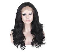 Women's Synthetic Lace Front Wig Long Body Wave Black Silk Base Hair Natural Hairline African American Wig Cosplay Wig Natural Wigs Party