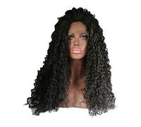Women's Synthetic Lace Front Wig Long Curly Natural Black Natural Wigs Costume Wig