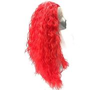 Women's Synthetic Lace Front Wig Long Curly Red African American Wig Cosplay Wig Natural Wigs Costume Wig