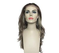 Women's Synthetic Lace Front Wig Long Light Blonde Natural Hairline Natural Wigs Costume Wig
