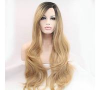 Women's Synthetic Lace Front Wig Natural Wave Soft Black Natural Hairline Natural Wigs Costume Wig
