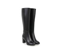 Women's Synthetic Leather Over-The-Knee Boots - High Heel with Side Zipper, Elegant & Comfortable Winter Riding Boots(Black,5 UK)
