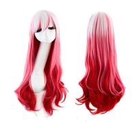 Women's Synthetic Wig Body Wave Pink Natural Wigs Halloween Wig Carnival Wig Costume Wig