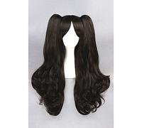 Women's Synthetic Wig Long Curly Brown With Ponytail Cosplay Wig Costume Wig