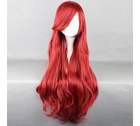 Women's Synthetic Wig Long Loose Wave Curly Natural Wave Red Wine Cosplay Wig Costume Wig
