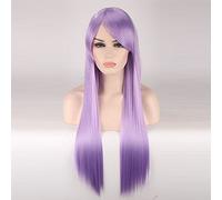 Women's Synthetic Wig Long Straight Purple Cosplay Wig Costume Wig