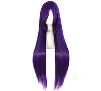Women's Synthetic Wig Long Straight Purple Halloween Wig Carnival Wig Costume Wig