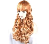 Women's Synthetic Wig Long Very Long Natural Wave Golden Brown Natural Wigs Costume Wig