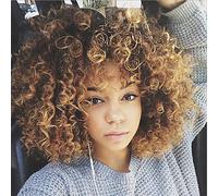 Women's Synthetic Wig Short Curly Blonde Highlighted/Balayage Hair Natural Wigs Costume Wig