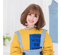 Women's Synthetic Wig Short Dark Brown Chestnut Brown Ash Brown Brown Grey Halloween Wig Natural Wigs Party Wig Costume Wig