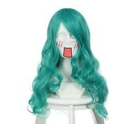 Women's Synthetic Wig Wavy Blue Cosplay Wig Halloween Wig Carnival Wig Costume Wig