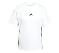 Adidas Essentials 3 Stripes Cotton Short Sleeve T-shirt White XL Woman