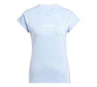Women's T-shirt adidas Essentials Linear Bleu 2XS