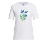 Women's T-shirt adidas Floral Bloom At Your Own Pace Blanc XL