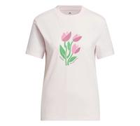 Women's T-shirt adidas Floral Bloom At Your Own Pace Rose L