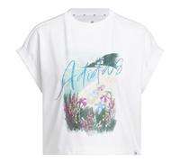 adidas Women's Summer Romance Graphic T-Shirt, White, L