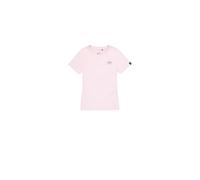 Alpha Industries Basic Small Logo Short Sleeve T-shirt Purple M Woman