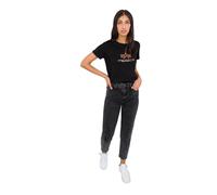 Women's T-shirt Alpha Industries New Basic Foil Print Noir S
