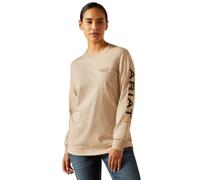 Women's T-shirt Ariat Rebar Workman Beige L