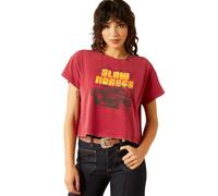 Women's T-shirt Ariat Sendero Slow Horses Rouge M