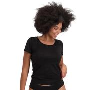 Bamboo Basics - Women's Bamboo T-Shirt - Kate - 2 Pack - Crew Neckline and Short Sleeves - Breathable and Comfortable - Hypoallergenic - Black