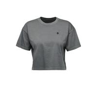 Black Diamond - Women's Diamond Crop S/S Tee - T-shirt size XL, grey