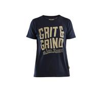 Women's T-shirt Blaklader Limited Grit & Grind Bleu XL