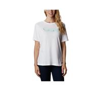 Women's T-shirt Columbia Bluebird Day Relaxed Crew Neck Blanc XS