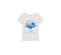 Women's T-shirt Desigual Repris Planet Beige S