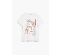 Women's T-shirt Desigual Vilma Blanc S