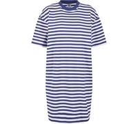 Urban Classics Women's Ladies Oversized Striped Tee Dress, White/Dark Blue, M